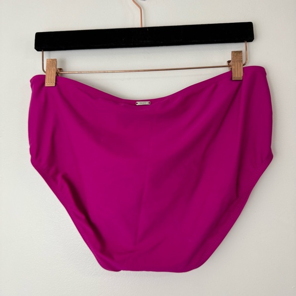 DKNY Women's 2 Piece Ruffled Tankini Swimsuit Bathing Suit Pink Size XXL - Picture 10 of 11